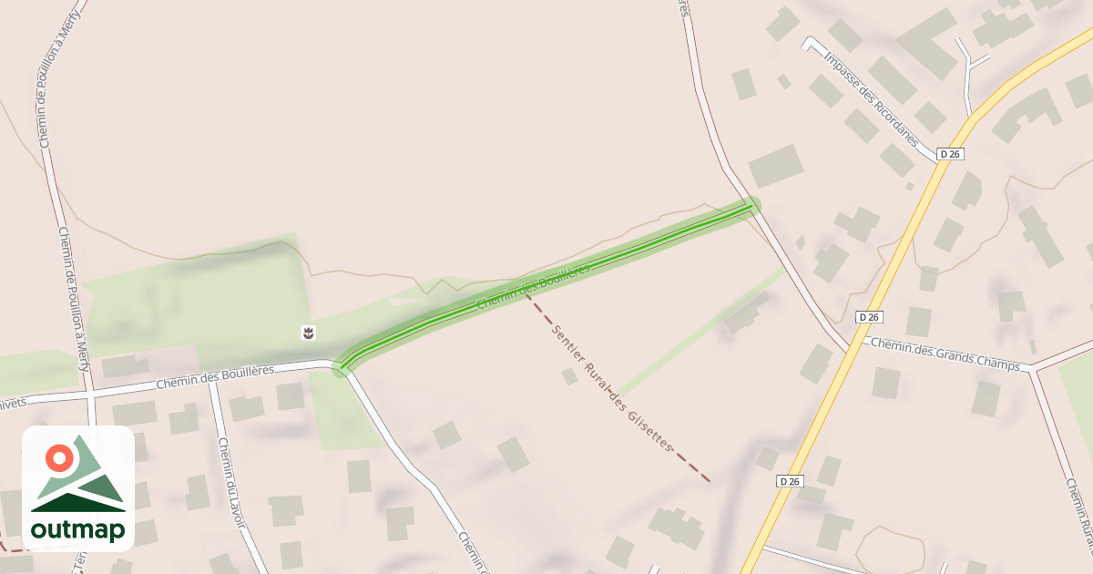 Map of Chemin des Bouillères