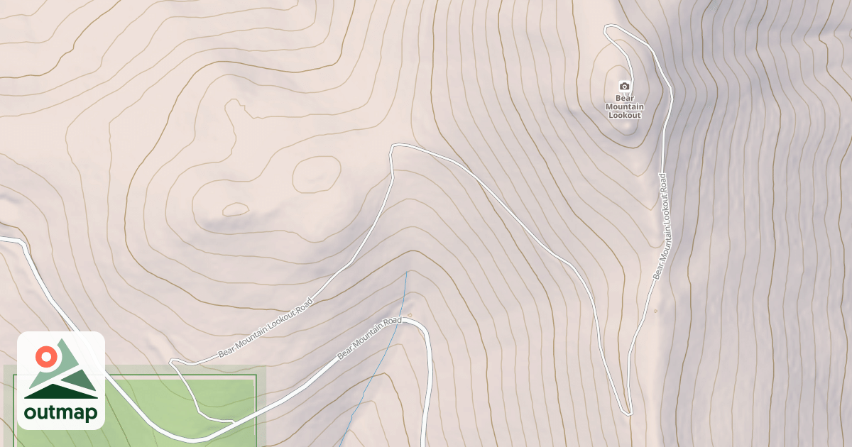 Map of BEAR MTN