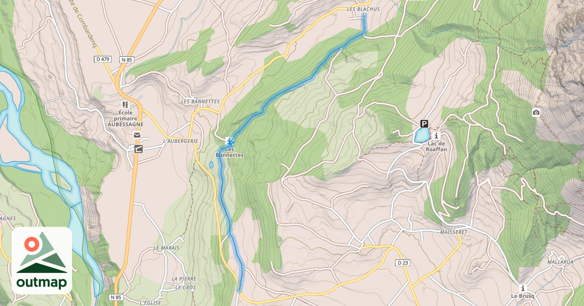 Map of Chemin dessous des Bois