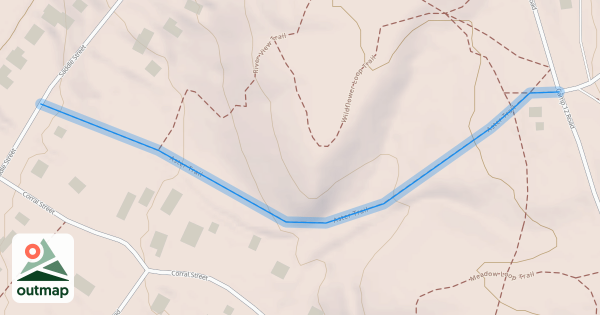 Map of Aster Trail