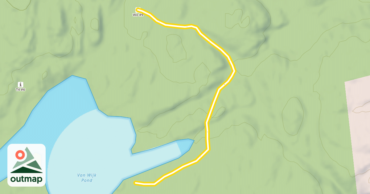Map of #1 Weber Trail Upper