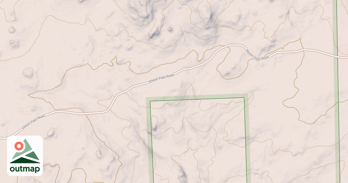 Map of Ellison Pass
