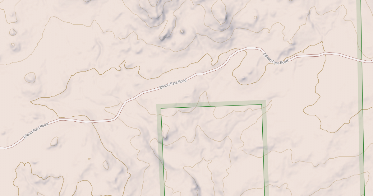 Map preview of Ellison Pass