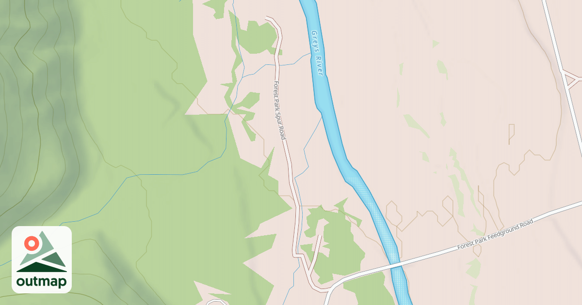 Map of FOREST PARK SPUR