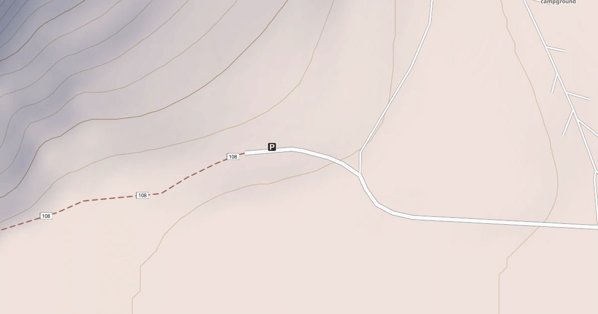 Map preview of ROUTE CREEK PASS TRAILHEAD