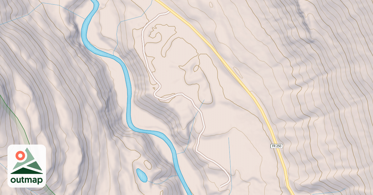 Map of TRAIL CREEK CA ACCESS