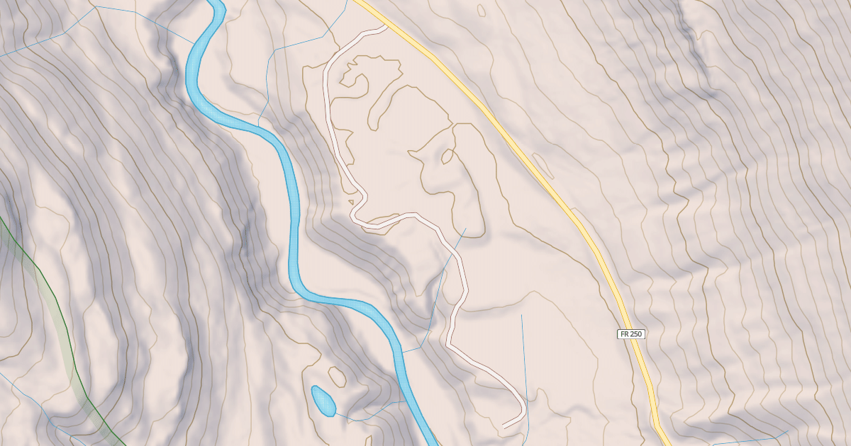 Map preview of TRAIL CREEK CA ACCESS