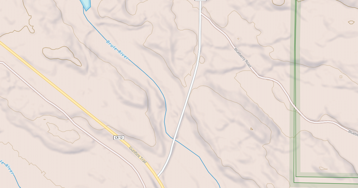 Map preview of Gunflint To Grand Portag Trail