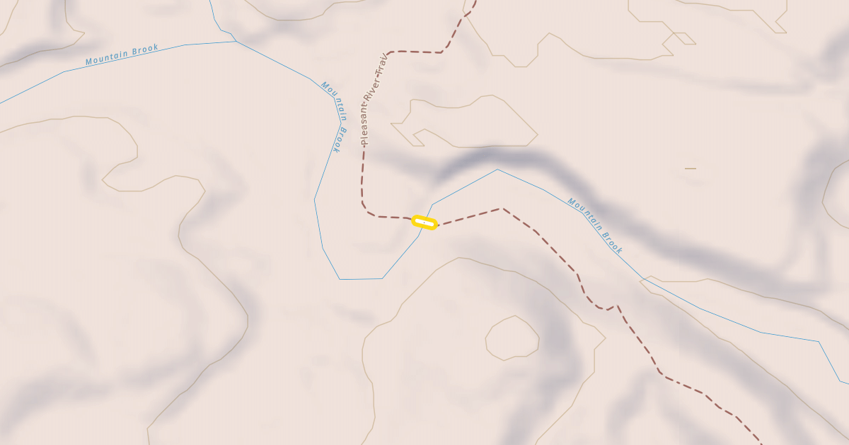 Map preview of Pleasant River Trail
