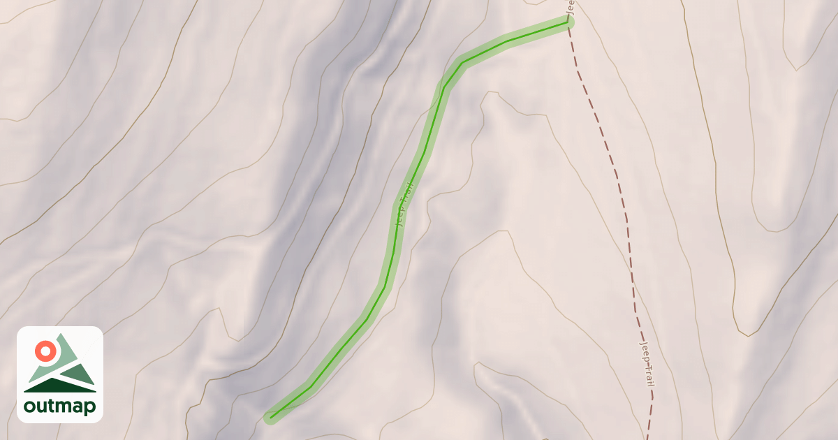 Map of Jeep Trail