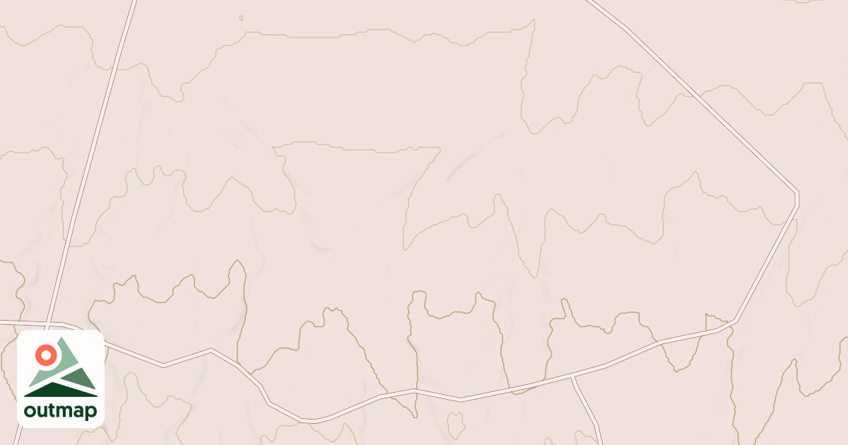 Map of WEST DRY CREEK N