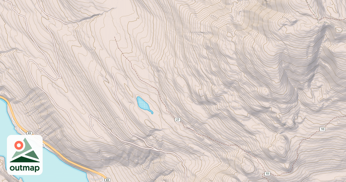 Map of USFS Motor Vehicle Use Map Trails 5419