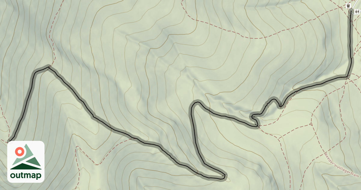 Map of Prospect Shafts Trail