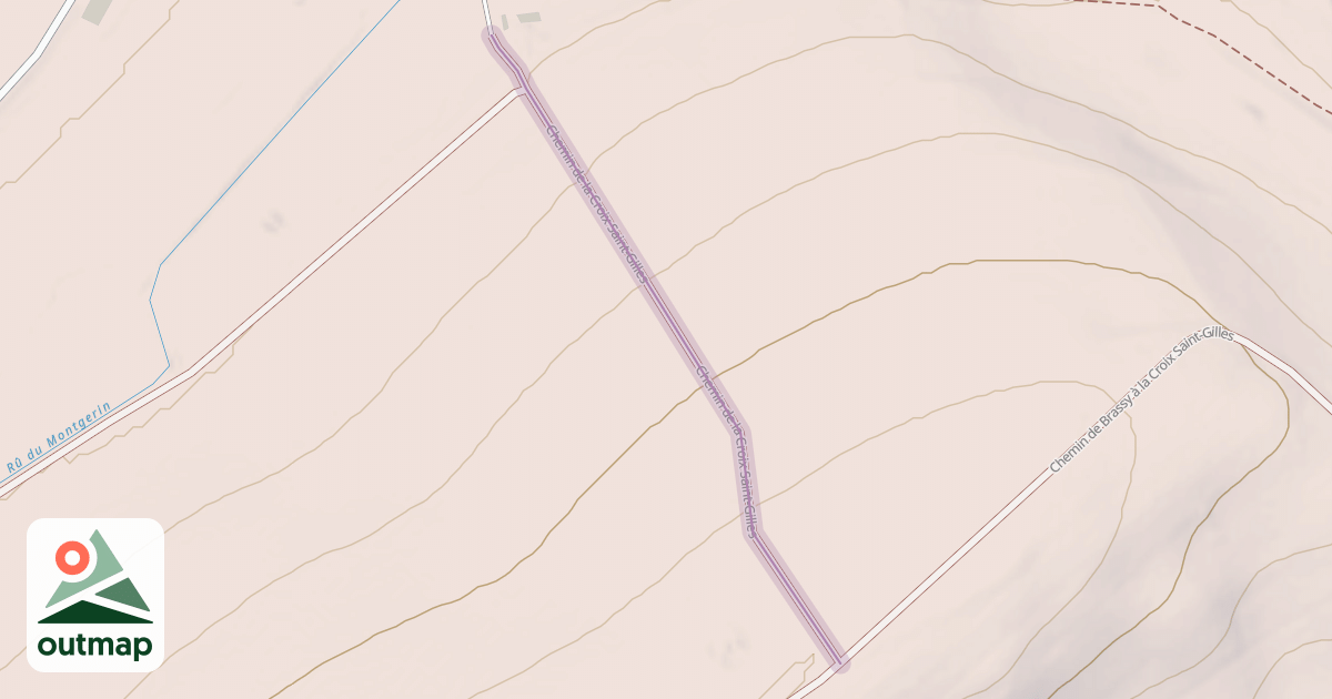 Map of Chemin de la Croix Saint-Gilles