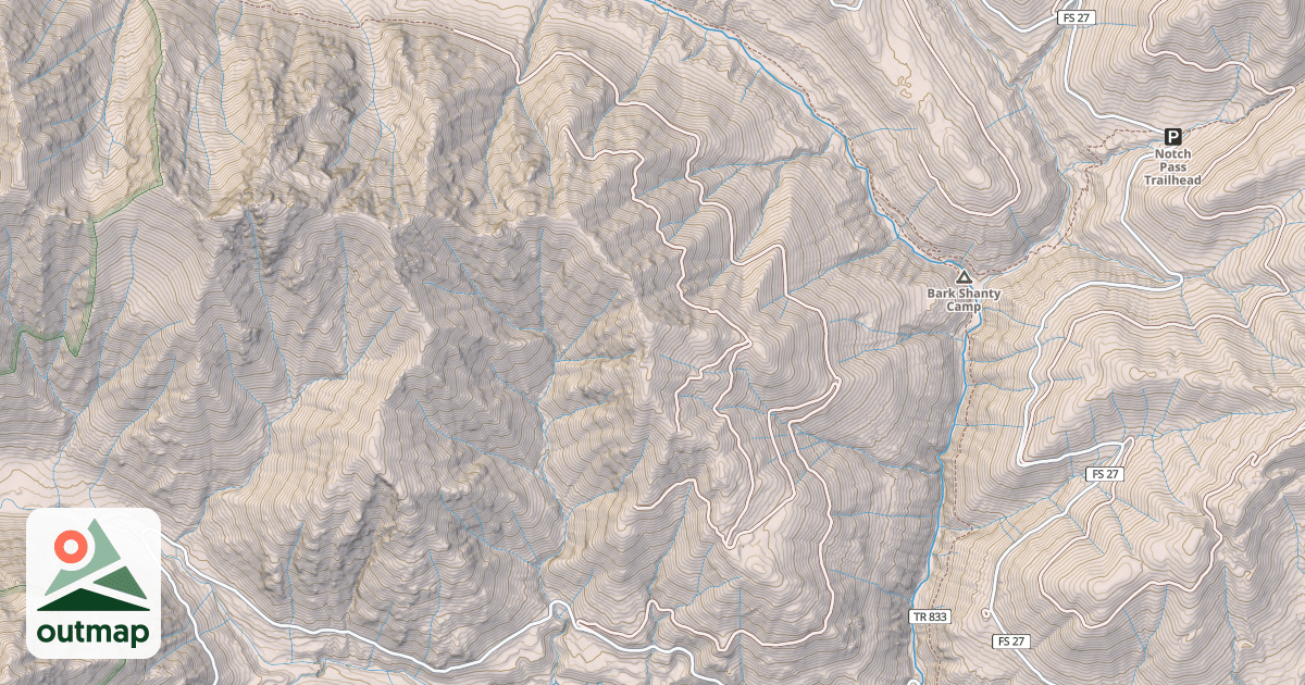 Map of USFS Motor Vehicle Use Map Roads {B03EDD6A-1ACF-4592-91F1-D7ABAA2D7737}