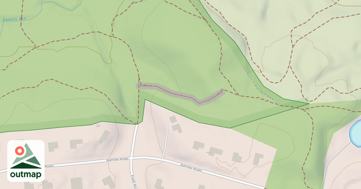 Map of Rough Root Climb in Fairfax