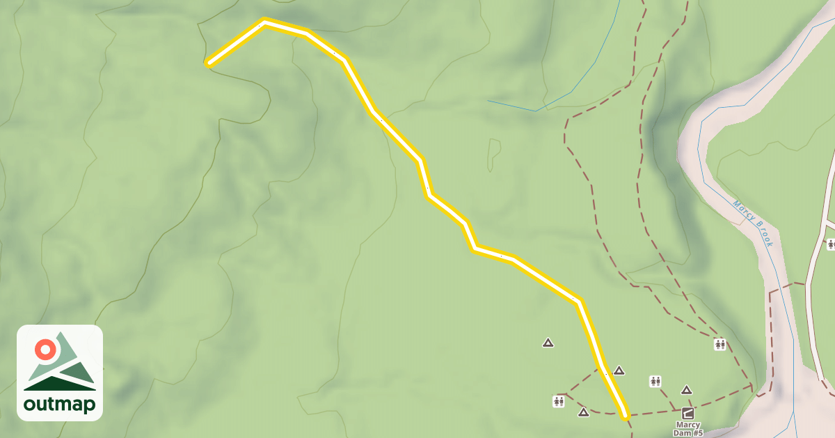 Map of Whales Tail Ski Trail
