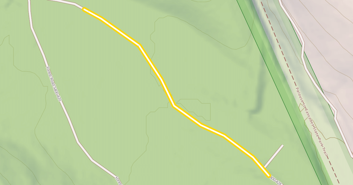 Map preview of Forest Road 5400-428