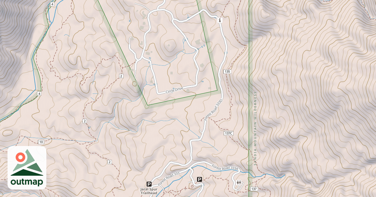Map of EVERGREEN HILLS ROAD