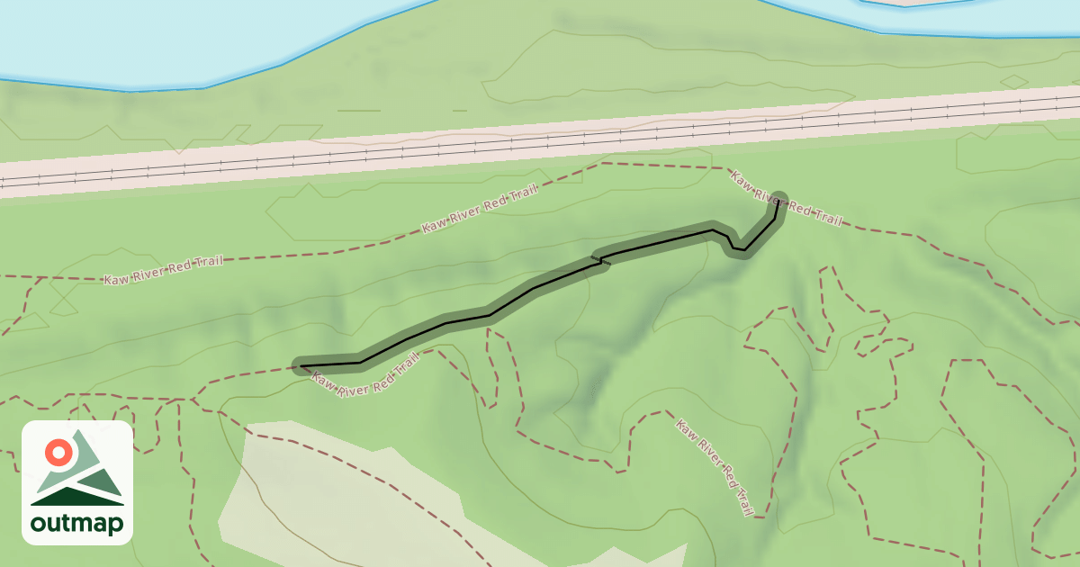 Map of Double Red Trail