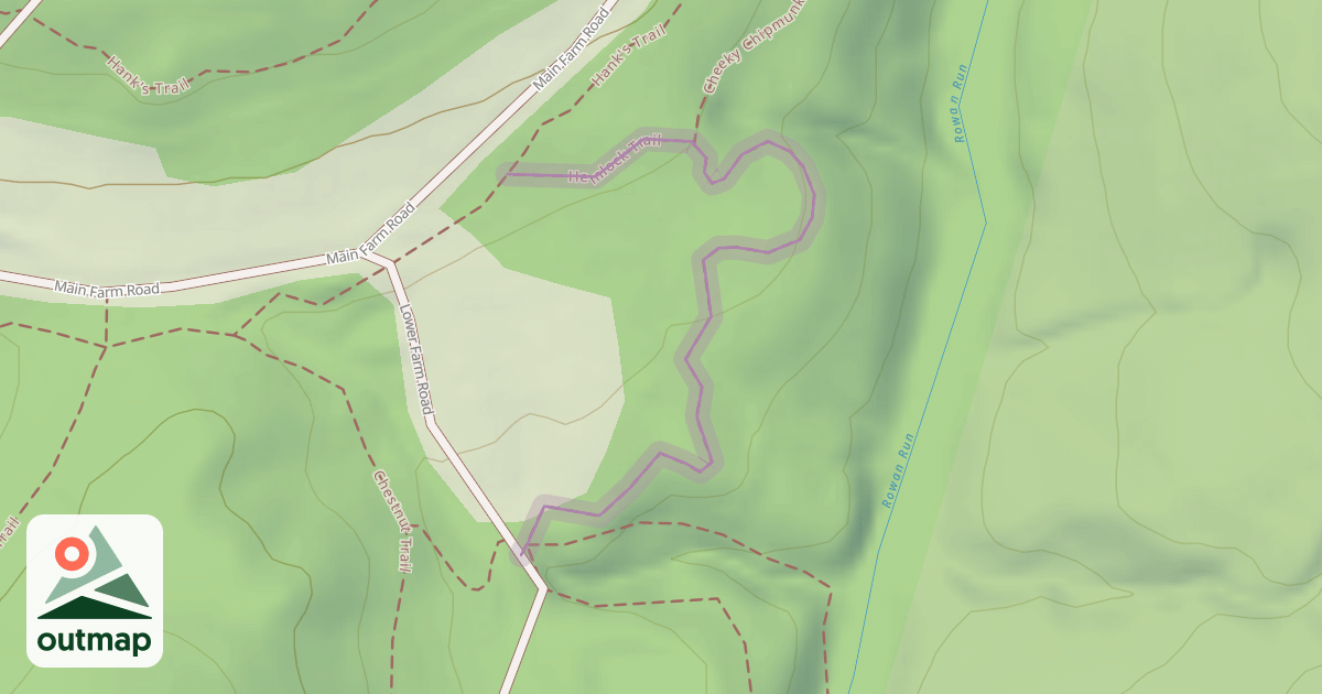 Map of Hemlock Trail