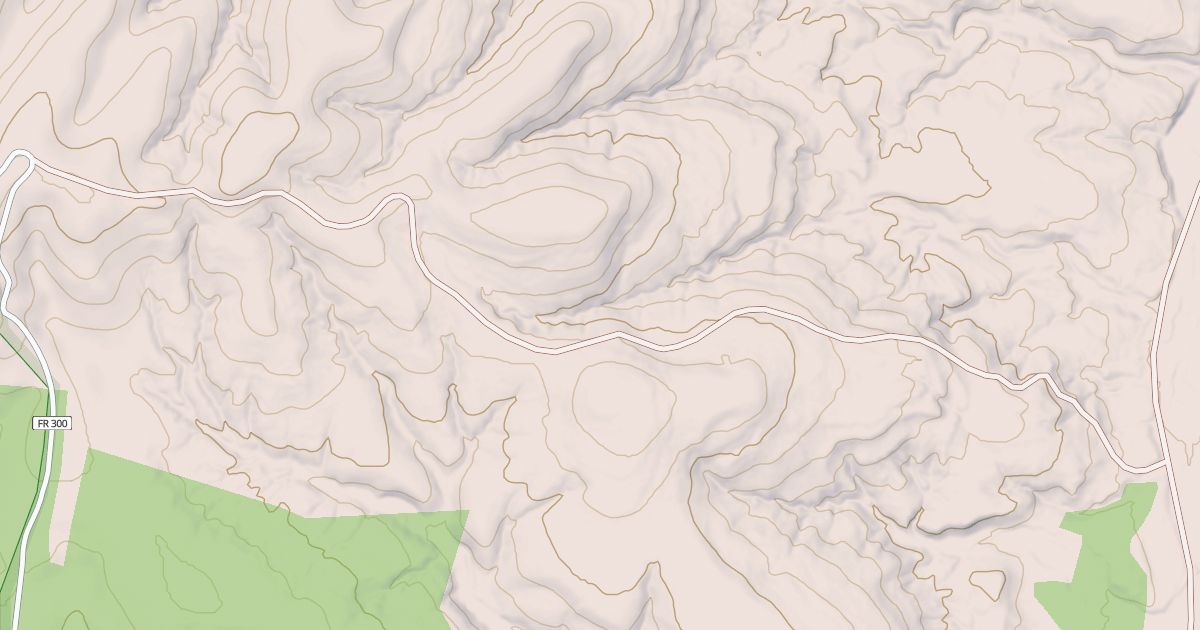 Map preview of USFS National Forest System Roads {B478CB8B-DD89-487B-AA9B-DE140C83542F}
