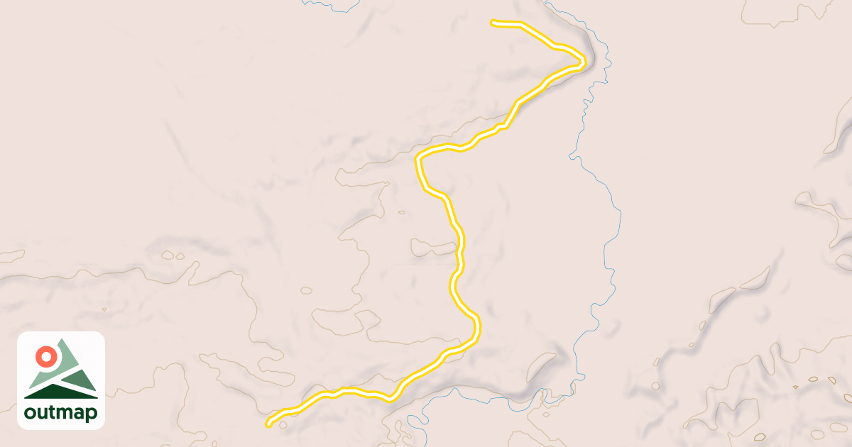 Map of Linguini with Hills