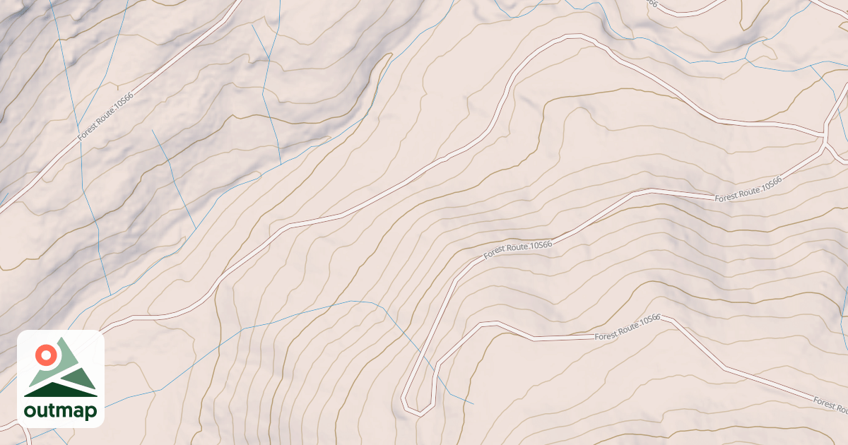 Map of BEAR CREEK ROAD SPUR B