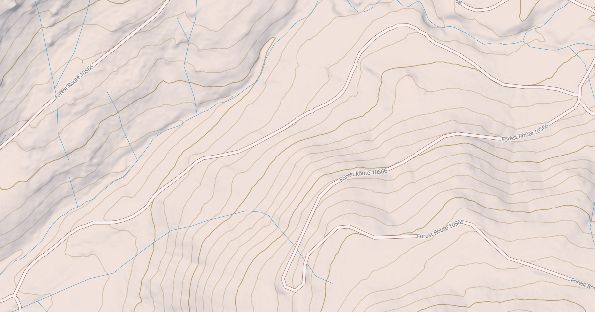 Map preview of BEAR CREEK ROAD SPUR B