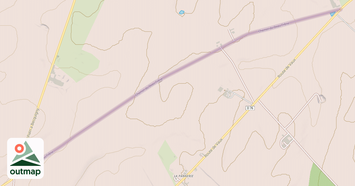 Map of Chemin du Beau Frêne