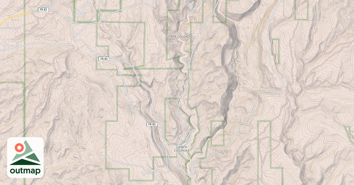 Map of PECOS BARILLAS
