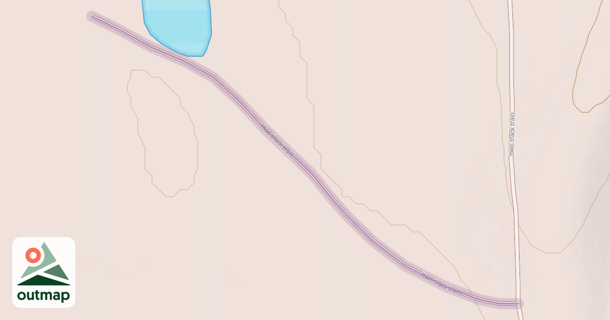 Map of (two track trail)