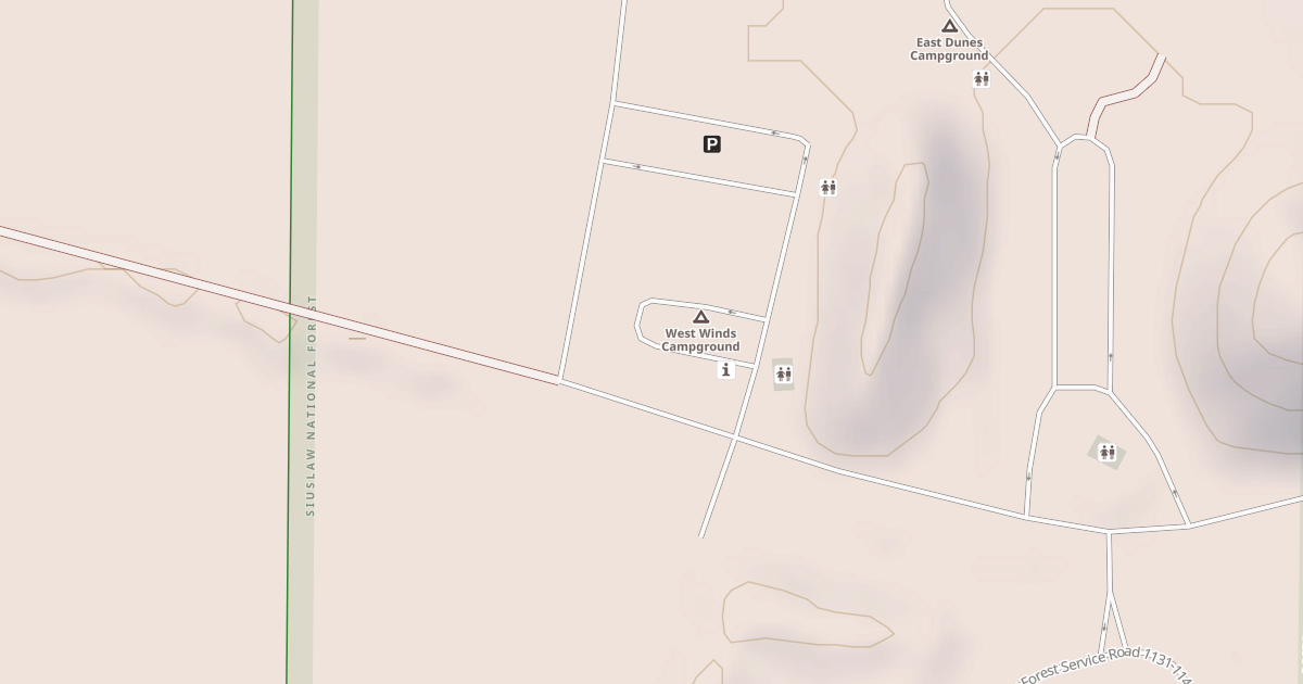Map preview of WEST DUNE PARKING