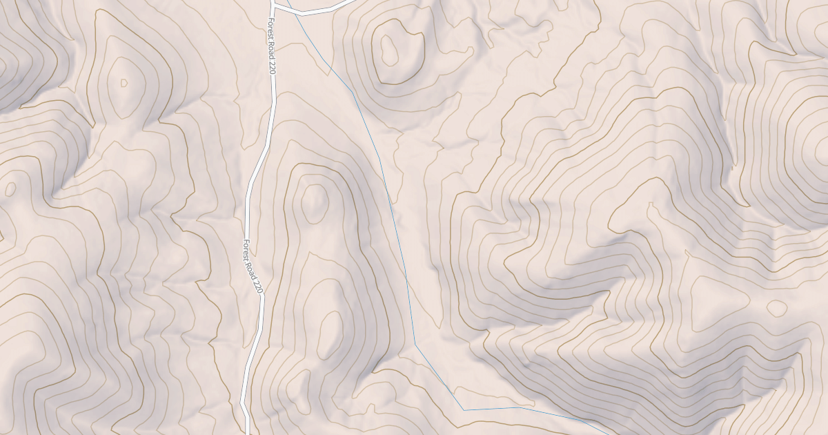 Map preview of USFS Motor Vehicle Use Map Roads {3F6ABCA9-FE96-4EEF-A4A1-BADEFED417D2}