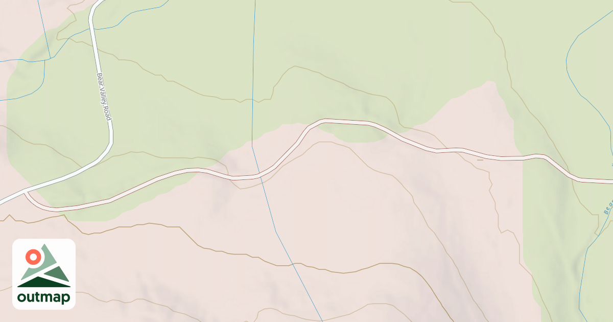 Map of BEAR VALLEY SP