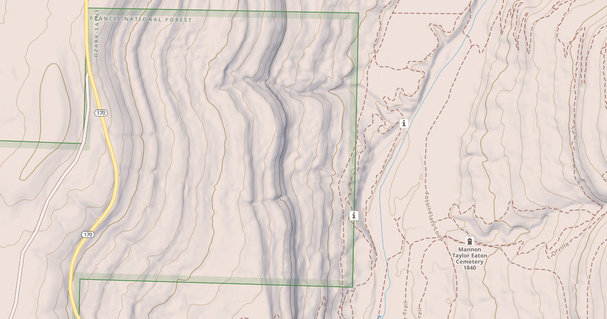 Map preview of USFS National Forest System Roads {1AA00F8A-79B4-4803-8D8E-D4D0E2D950E7}
