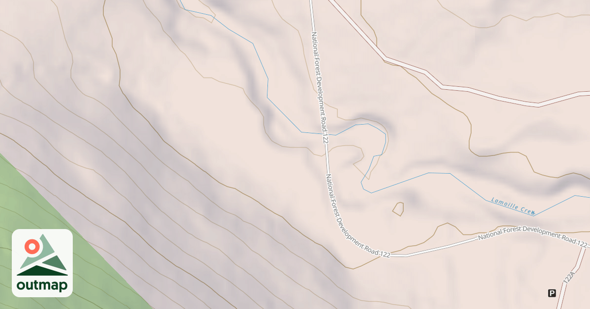 Map of CAMP LAMOILLE SPUR B