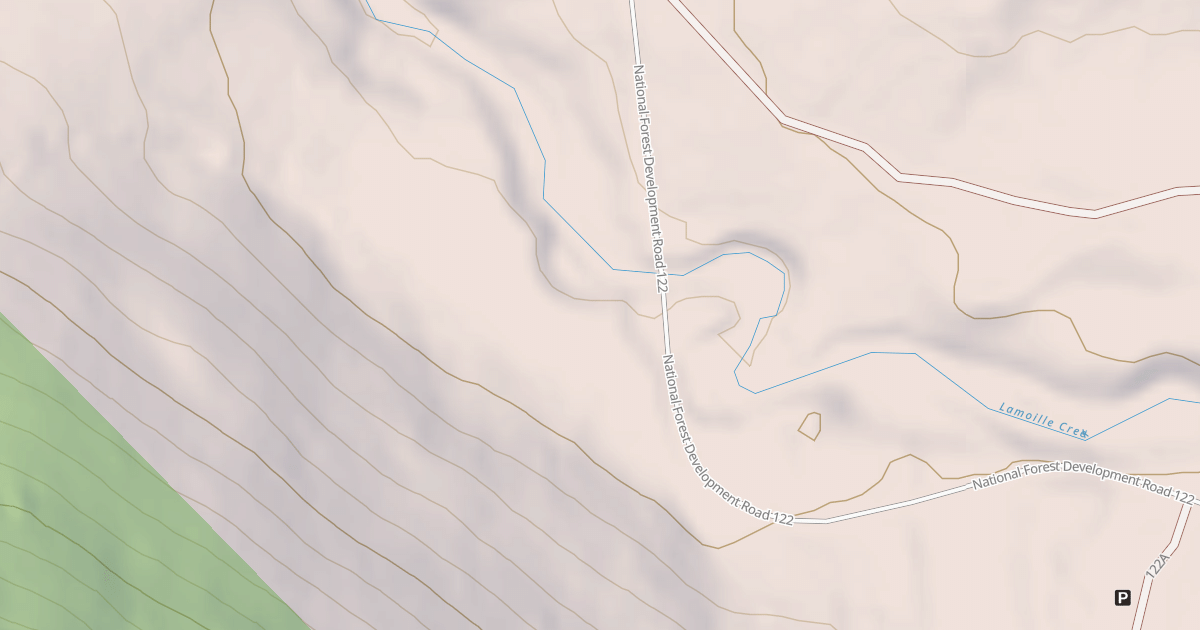 Map preview of CAMP LAMOILLE SPUR B