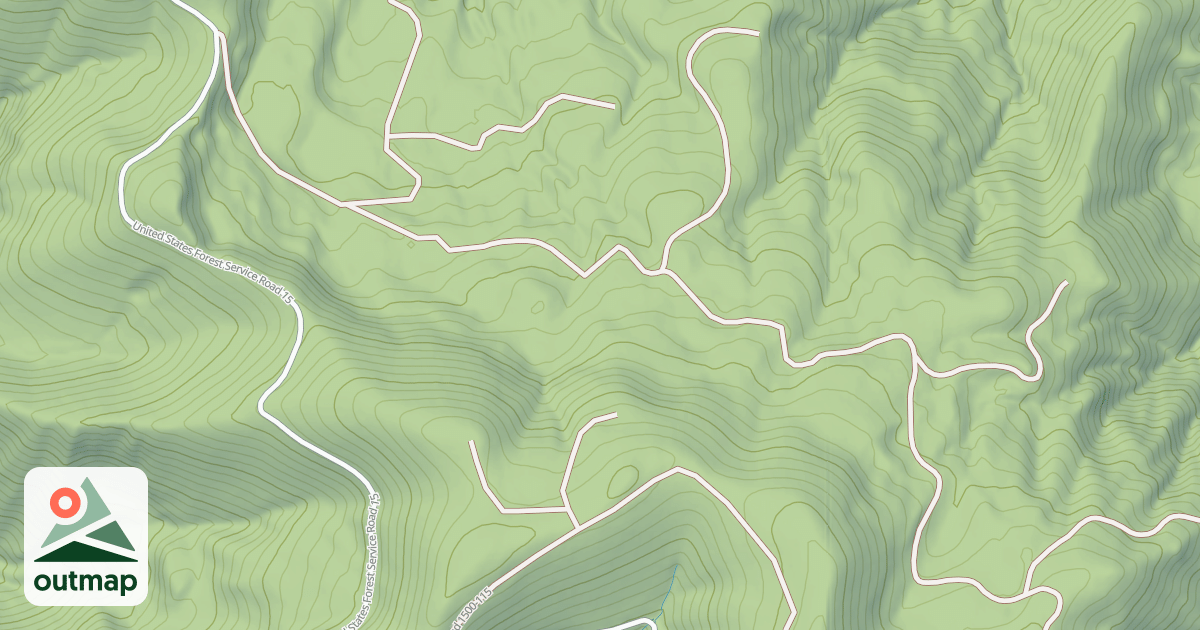 Map of USFS Motor Vehicle Use Map Roads {3D496F60-3875-438B-983A-F10B47360232}