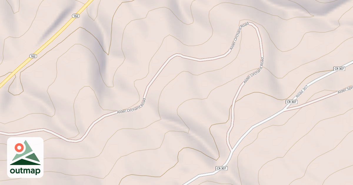 Map of ALDER ORCHARD