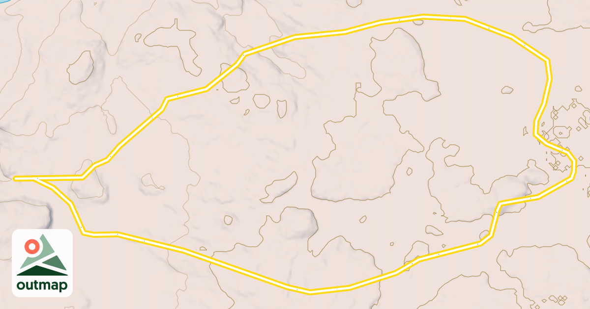 Map of Spruce Muskeg Trail