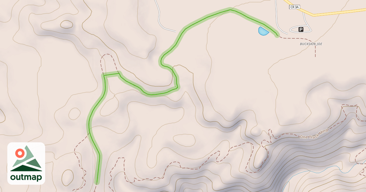Map of Point Alta Vista Trail