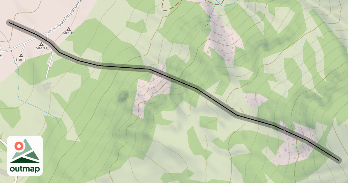 Map of White Squaw Areae