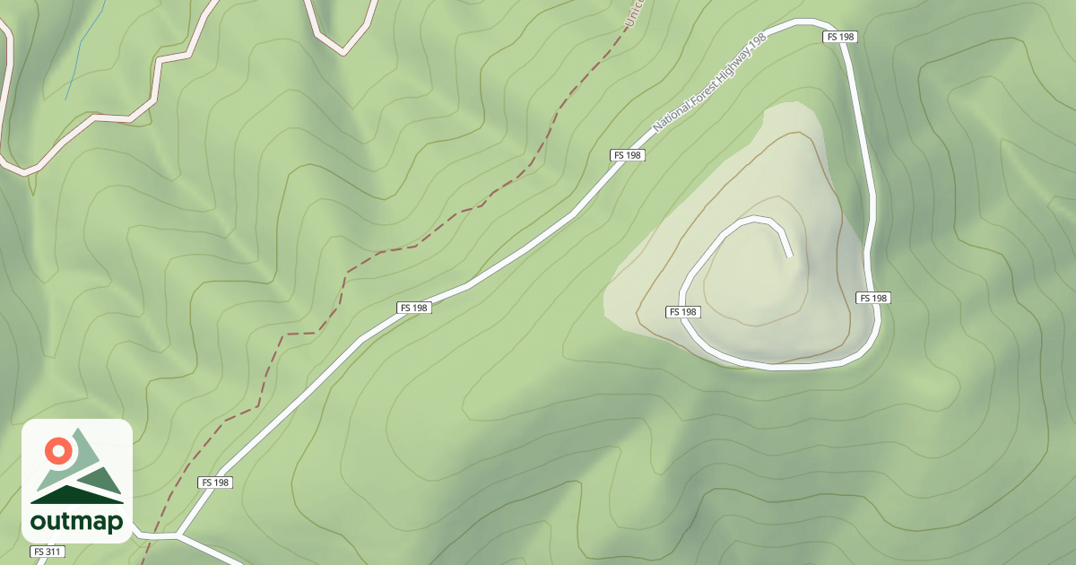 Map of BUCK BALD