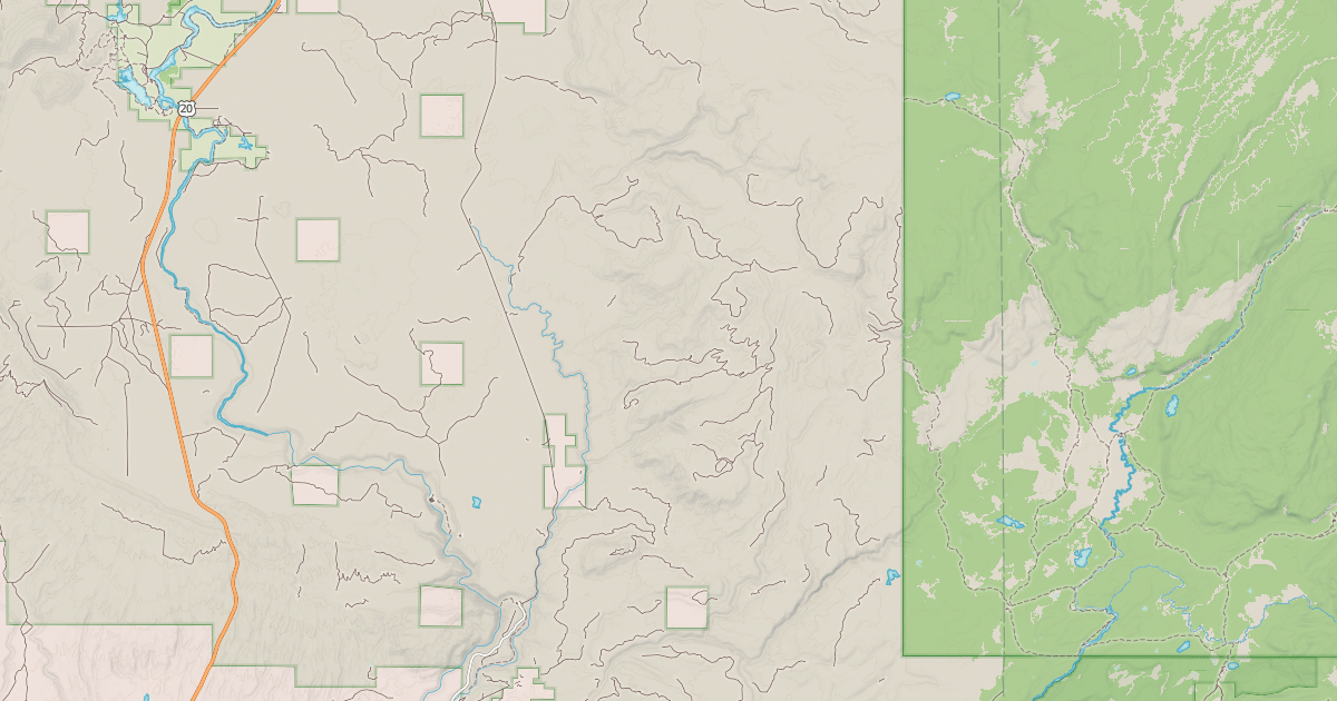 Map preview of FISH CREEK