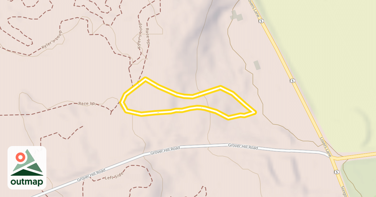 Map of Pine Hill Connector