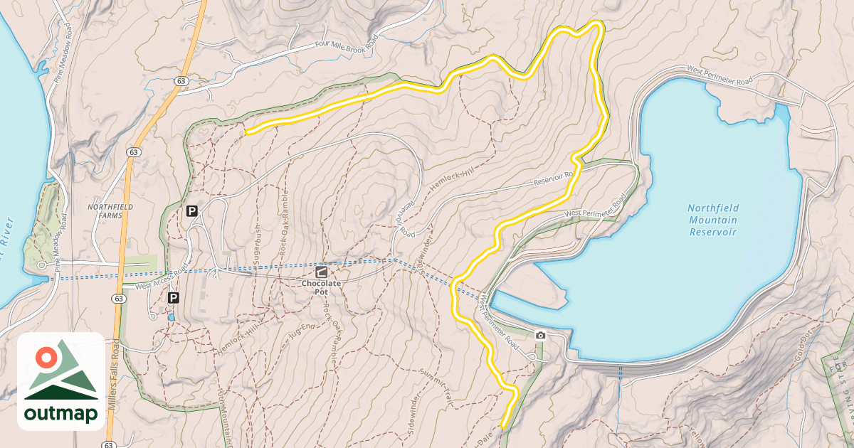 Map of Tooleybush Turnpike
