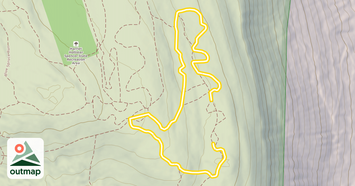 Map of Lower Sidewinder