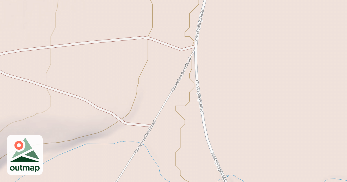 Map of BODIE FLAT ROAD