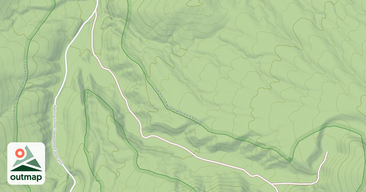 Map of BURNT CANYON TRAIL
